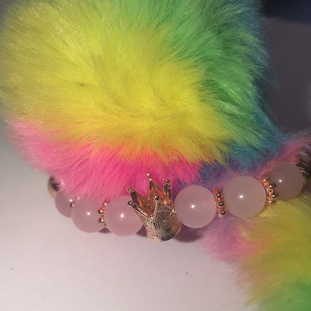 HANDMADE DURABLE ROSE QUARTZ/HERMATITE BRACELETS - Picture 2 of 5